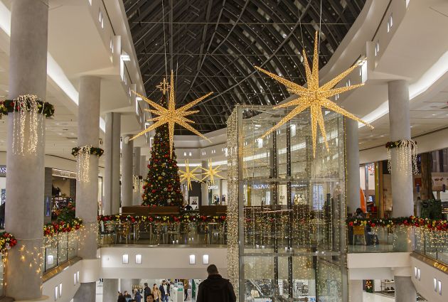 le brentelle centro commerciale allestimenti natale