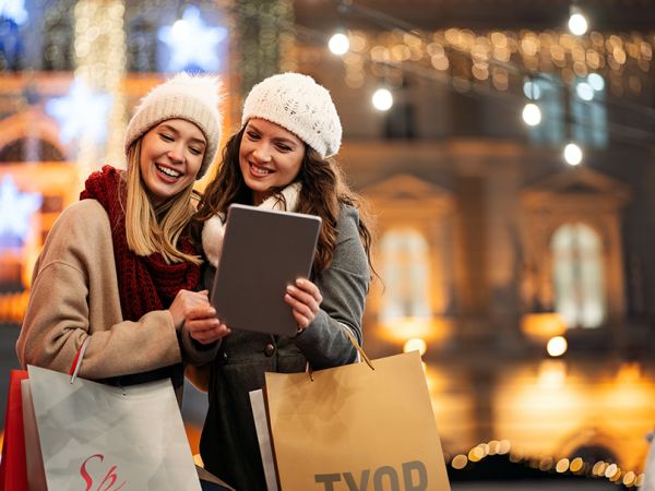 due donne a natale